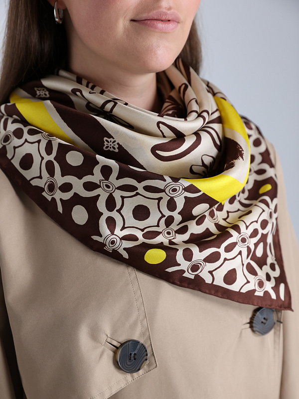 Marina Rinaldi платок ARANCIO