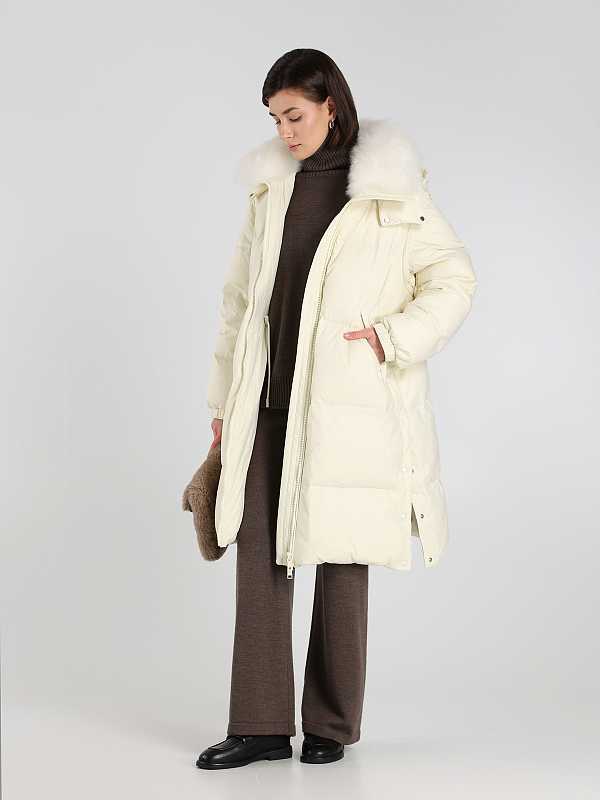 Yves Salomon пуховик 23WFM06000M07W