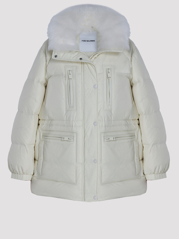 Yves Salomon пуховик 25WFV06277M07W