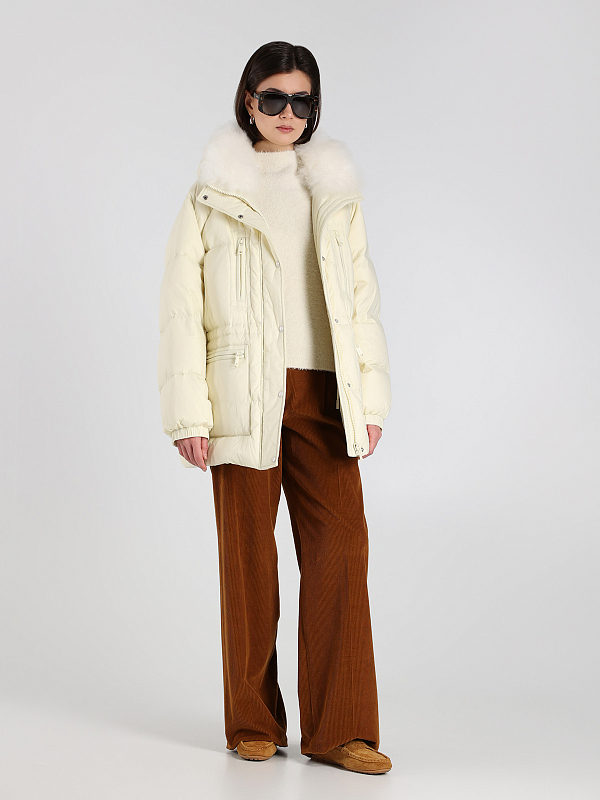 Yves Salomon пуховик 25WFV06277M07W