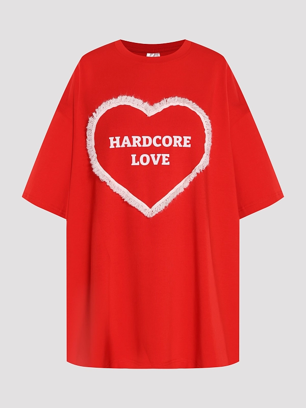 ILLUЖN футболка HARDCORELOVE