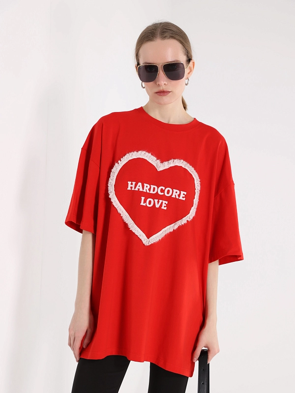 ILLUЖN футболка HARDCORELOVE