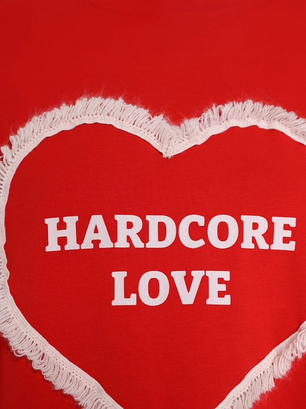 ILLUЖN футболка HARDCORELOVE