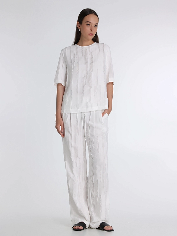 LOULOU STUDIO брюки SOLERIVORY