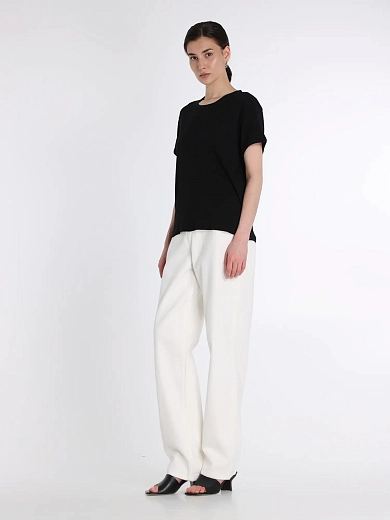 футболка The Row 8742K635BLK