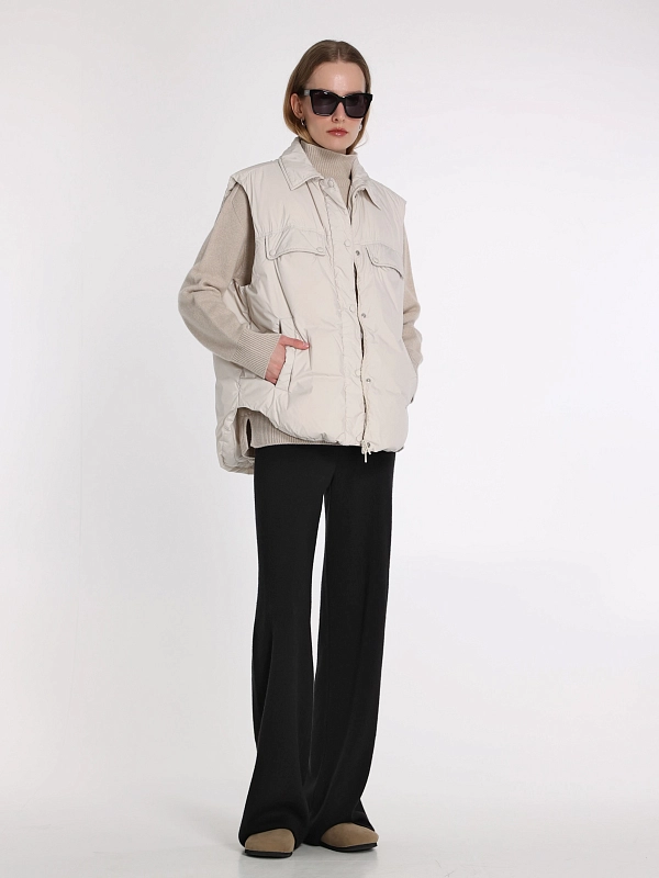 Yves Salomon жилет пуховый 25EFG02274K34W