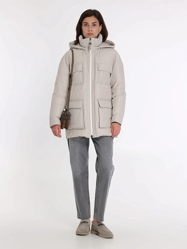 Brunello Cucinelli пуховик короткий MG5017784