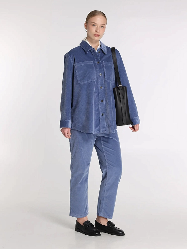 Marina Rinaldi рубашка вельветовая LAUDE