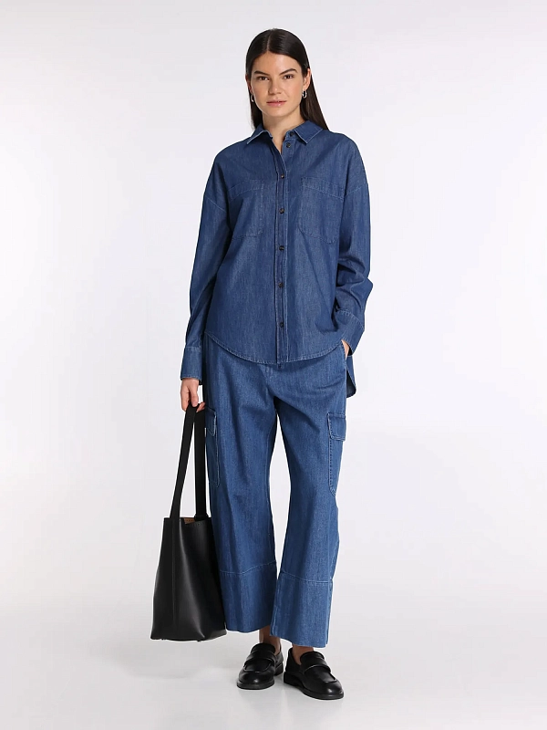 Max Mara рубашка джинсовая GINNY